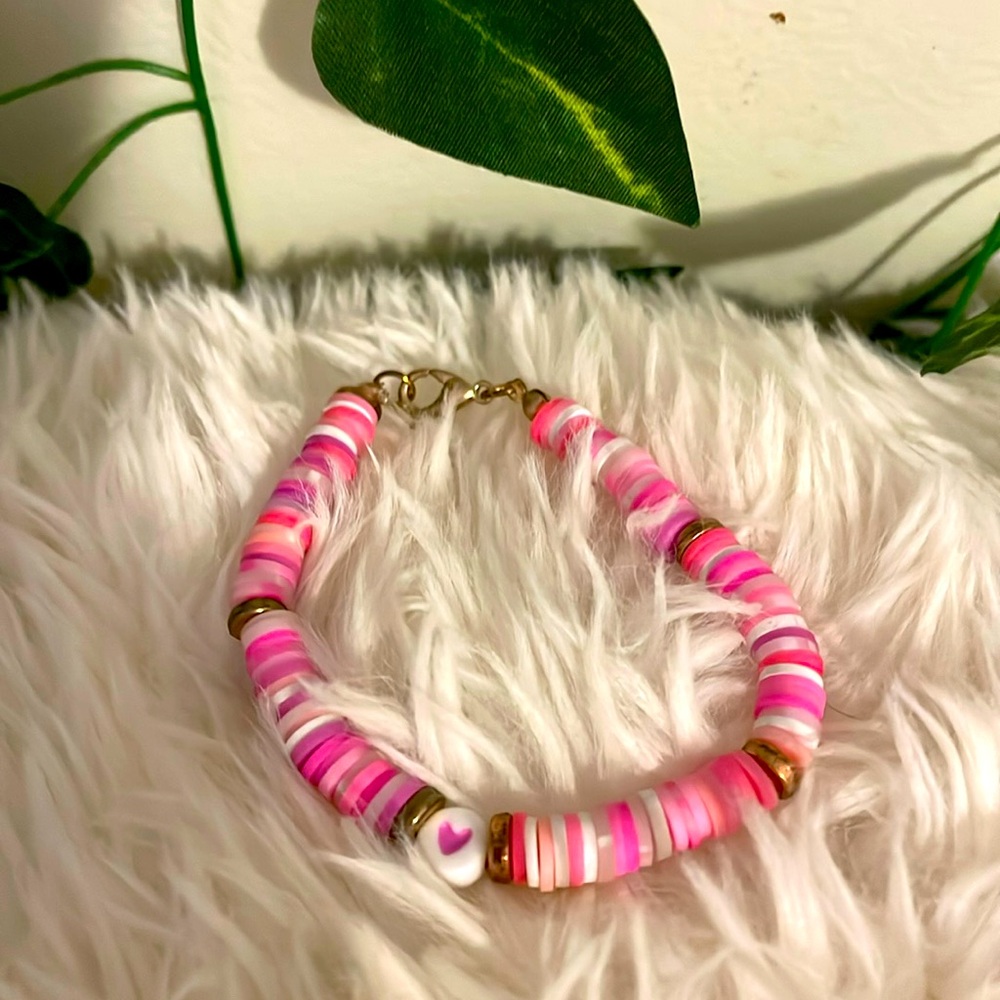 Stunning pink bracelet